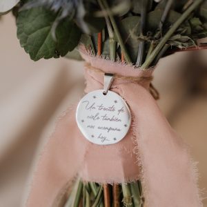 Cinta ramo seda rosa