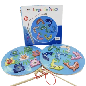 Juego Pescador de madera imantado