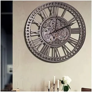 ⏱️⚙️ Reloj de Pared Escocia — Engranajes Móviles