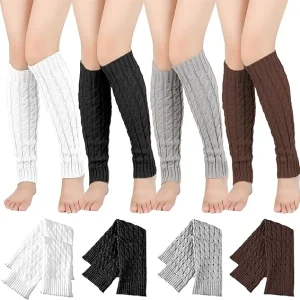Polainas Calentadores De Lana Punto fantasia
