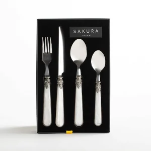 Set X 24 cubiertos Bacci FirenZe Sakura