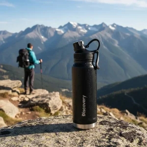 Botella Termica Doble Capa Acero Inoxidable Discovery Con pico
