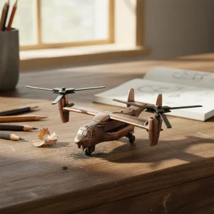 🚁 Sacapuntas Coleccionable Helicóptero Bell Boing V-22 Osprey — Metal