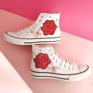 Zapatillas mujer rosa con espinas