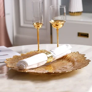 Plato de Sitio Bandeja Gold Of Fashion