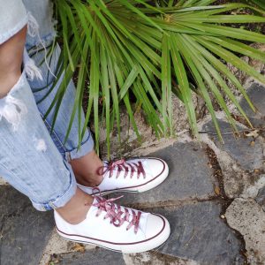 Cordones fantasía rosas