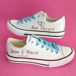 Zapatillas novia Just Married nombres