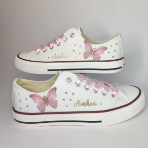 Bambas comunión cristales y nombre