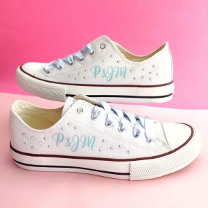 Zapatillas novia iniciales