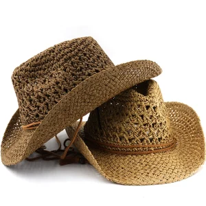 Sombrero Estilo Cowboy Tejido Manuela