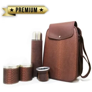 Set de mate con bolso Ecocuero 5 piezas