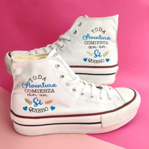 Comprar bambas novia toda aventura | Zapatillas de boda – Miss Bambas