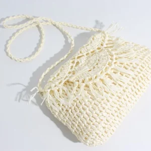 Bolso Cartera Bandolera Rafia Pili