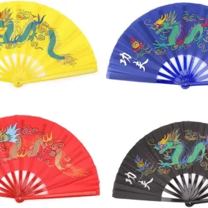 Abanico Dragón, ideal para la práctica del taai chi/danza, Taiji Kung-fu
