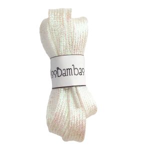 Cordones fantasía blancos