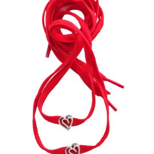 Cordones Corazones Cristal 