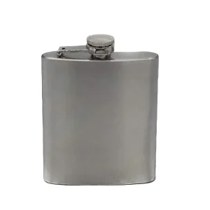 Petaca metal lisa acero