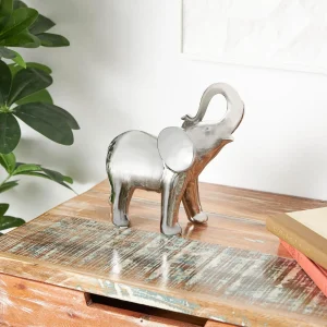 Escultura Elefante Silver Mirror