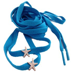 Cordones con adorno estrella dorada
