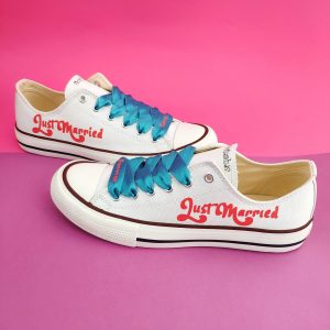 zapatillas boda hombre just married