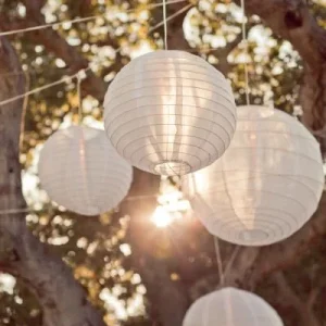 Lampara Pantalla de Papel Decoracion fiestas 65cm