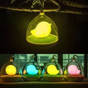🐦 Lámpara Velador “Birdie” — Luz de Noche Sensorial