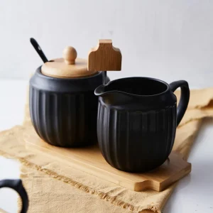 Lechera y Azucarera Bambu y Ceramica Lolca