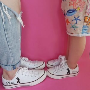 Conjunto zapatillas personalizadas Mickey