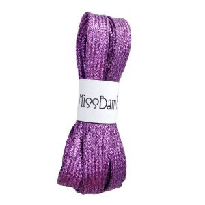 Cordones fantasía morados