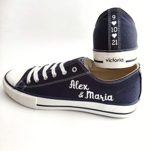 Zapatillas boda nombre
