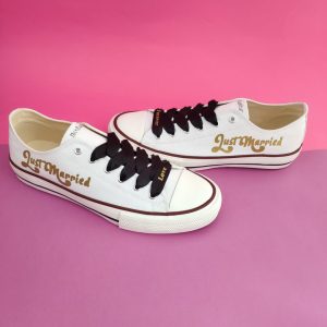 Zapatillas boda novio just married