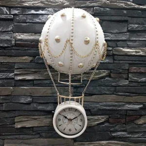 🎈⏰ Reloj de Pared Globo de Aire Caliente