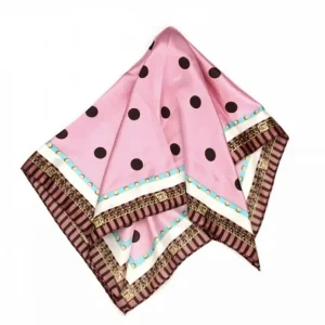 Pañuelo de seda Daisy 50cm