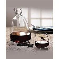 Decanter Jarra Botella Vino Whisky Con 1 Vaso Pasabahce